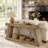 70.9-Inch Farmhouse Console Table With Storage, Narrow Wood Sofa Table For Hallway, Entryway, Living Room-120921378