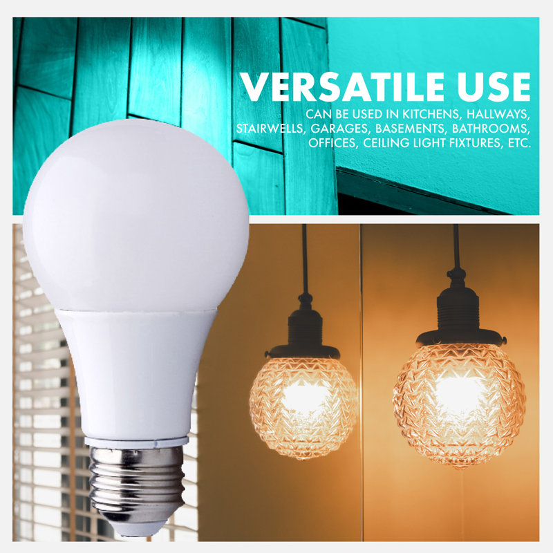 60-Watt Equivalent White Dimmable LED Light Bulb, 8-Pack