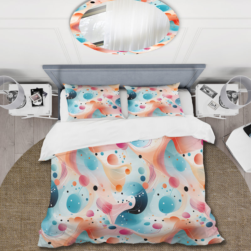 Ensemble de housse de couette Mystic Reverie, Housse de couette pour grand lit et 2 taies décor