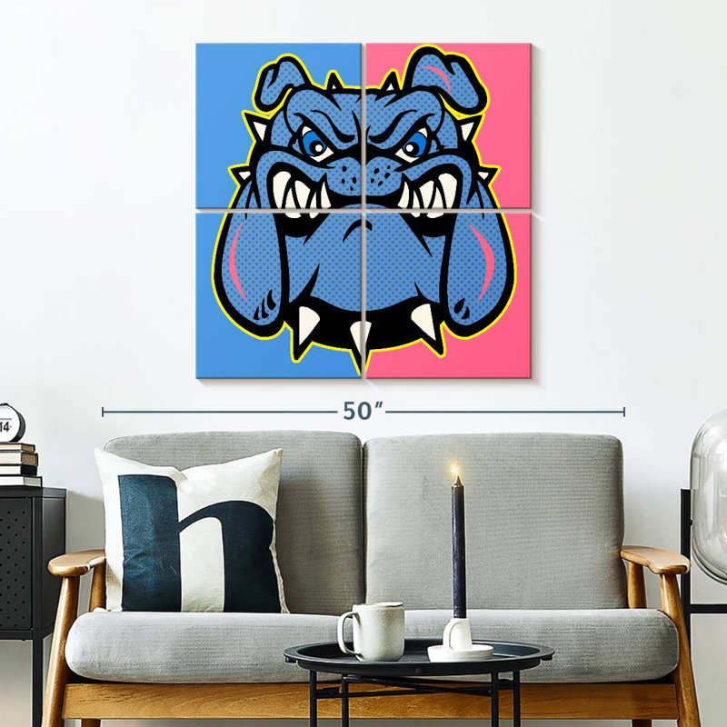 Brampt Bulldog II, H 32 po x l 32 po