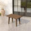 Table d'appoint d'extérieur en bois massif l 19,6 po Polett -1698035753