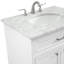Ensemble de meuble-lavabo simple de 30 po Hermes-908696800