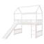 Lit mezzanine, lit maison avec glissade-1259545832