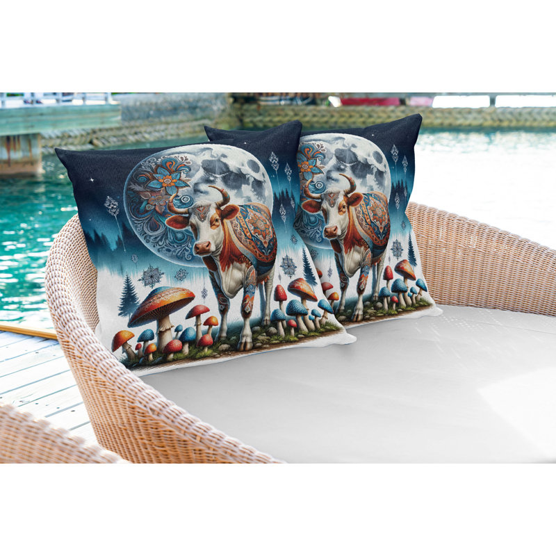Ensemble de housses de coussin Ambesonne Rustic, Carré, H 16 po x l 16 po