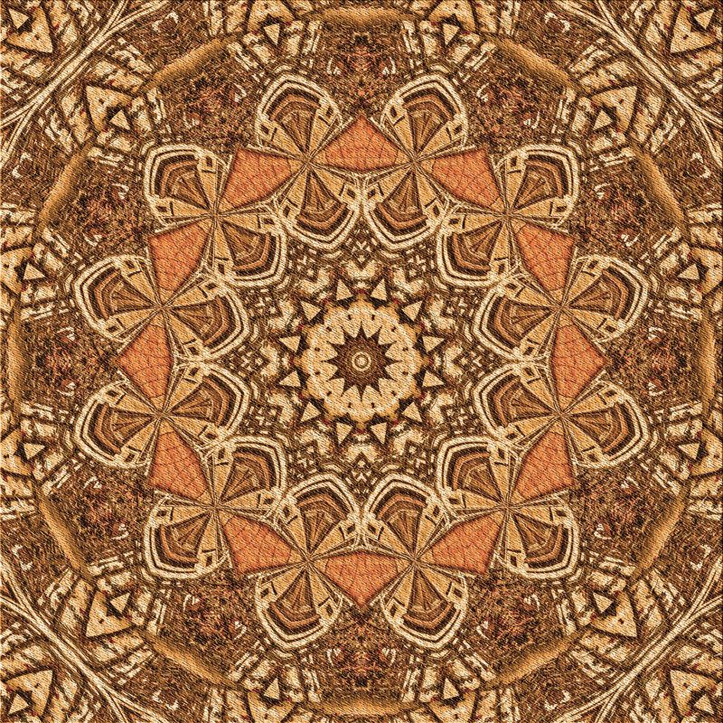 Oriental Indoor Rug, Square 6'