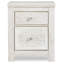 Table de chevet 2 tiroirs Jefferson