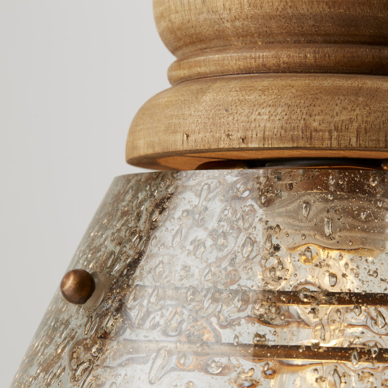 1 - Light Brown Single Pendant