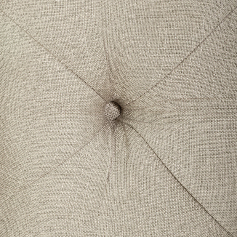 Aisja Upholstered & Tufted King Shelter Bed, King