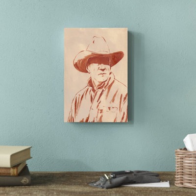 " Man Of The West III " by Jacob Green Painting Print