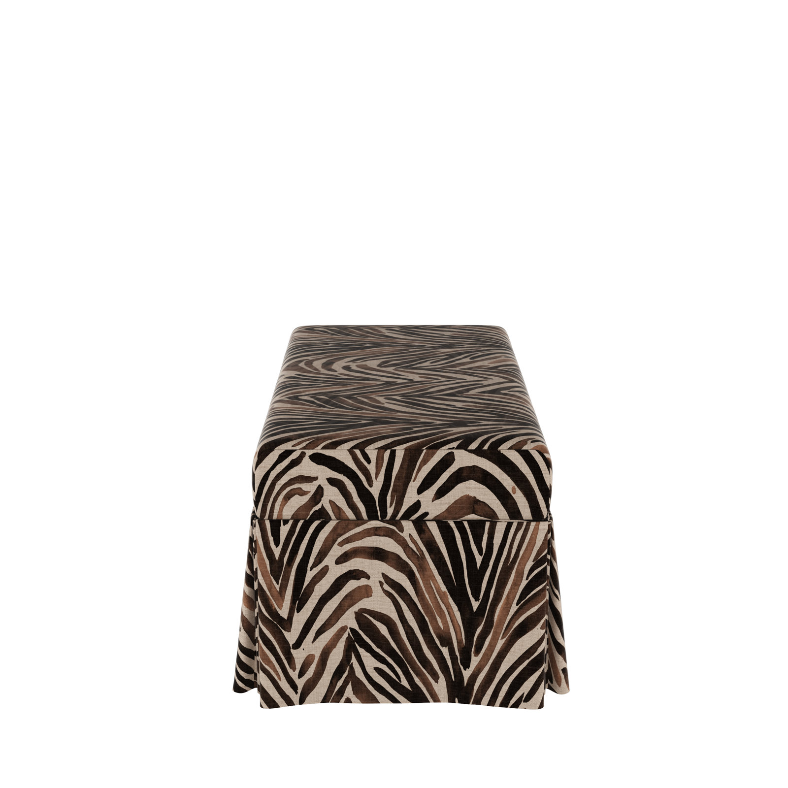 Chaplin Storage Bench, Classic Gingham Evergreen