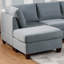 Repose-pieds de salon en tissu 1pc