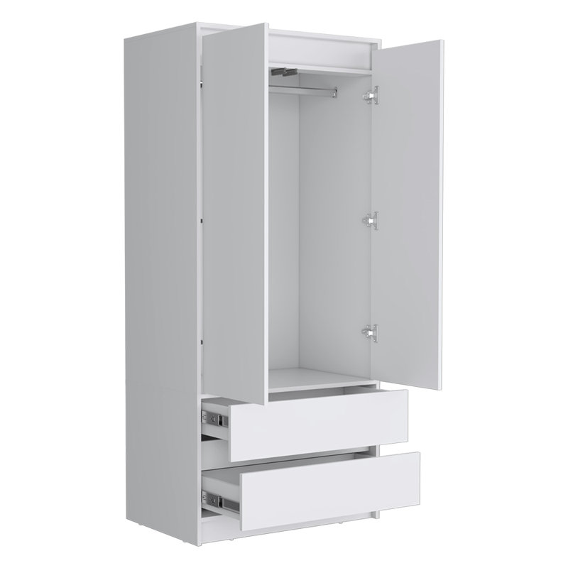 Armoire à fermer Hamil, deux tiroirs, largeur x 31,5