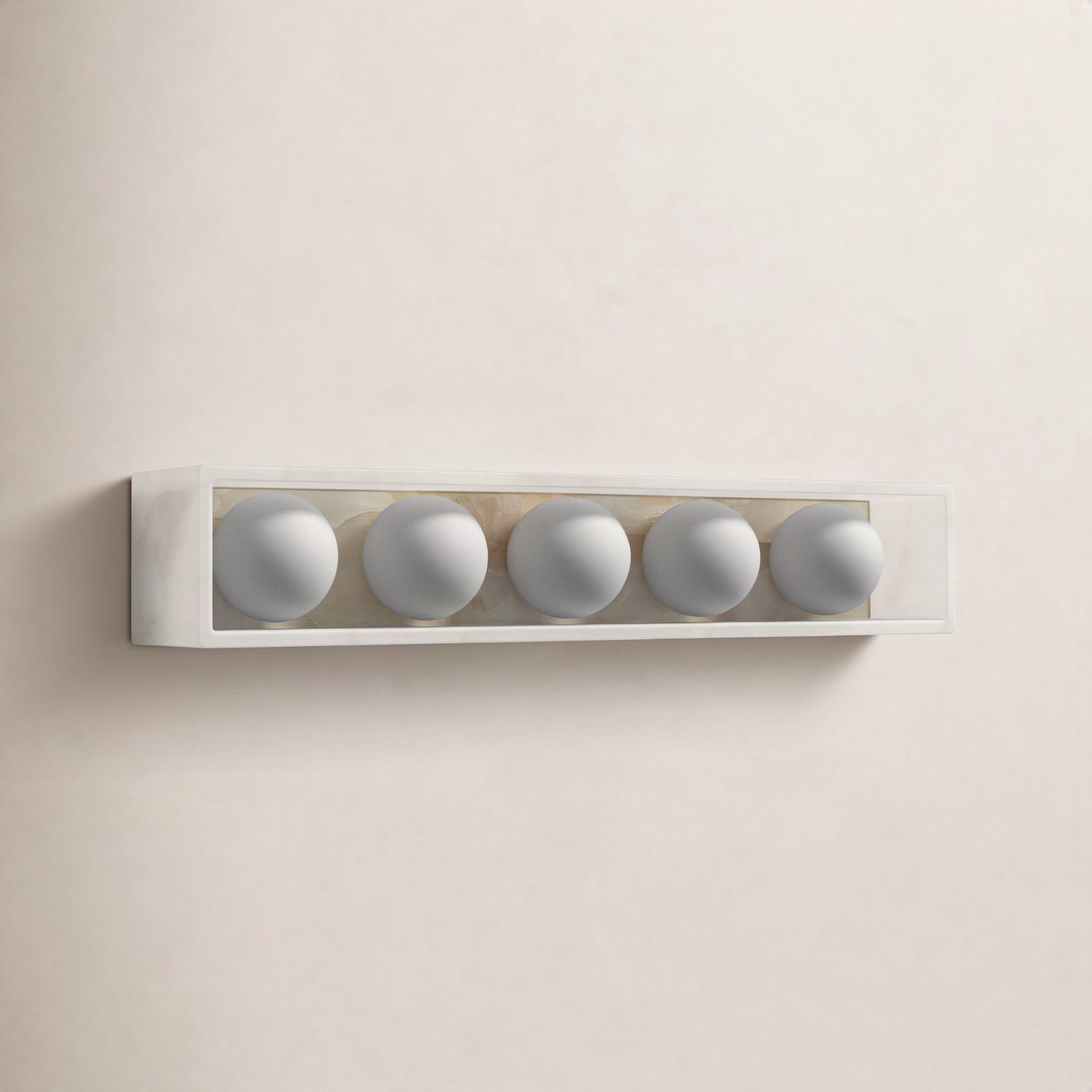 Saumya 5 Light Frosted Bath Bar