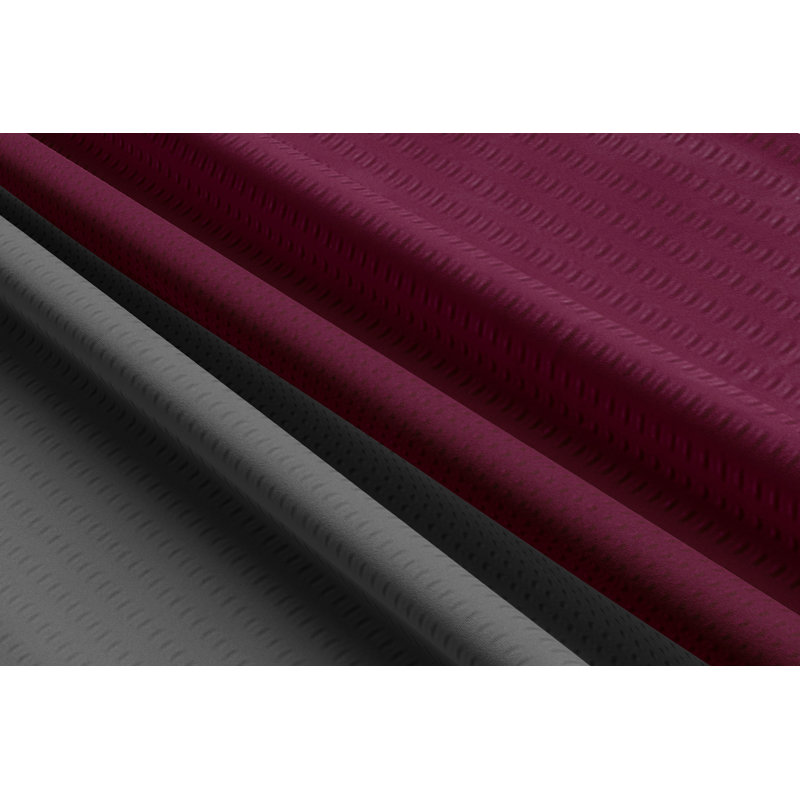Mayline Seersucker Reversible Duvet Cover Set, Single, Bordeaux