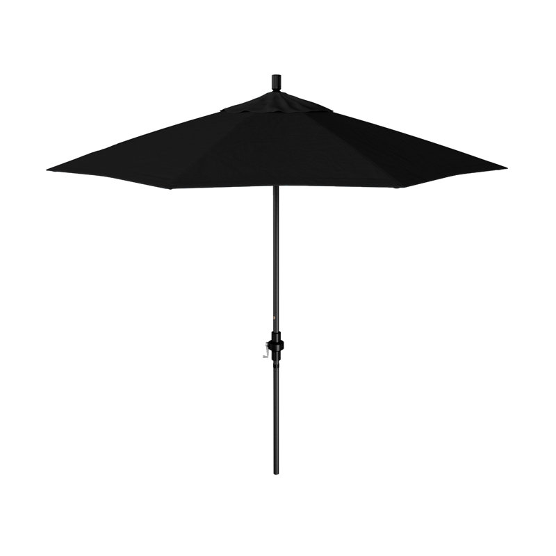 Parasol de marché 9 pi Santana Praneeth, Noir, noir, noir, noir, Palm Hunter - Pacifica Premium