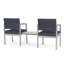 Structure en tandem 2 places avec table centrale Lenox-903847282-923505942-923505941