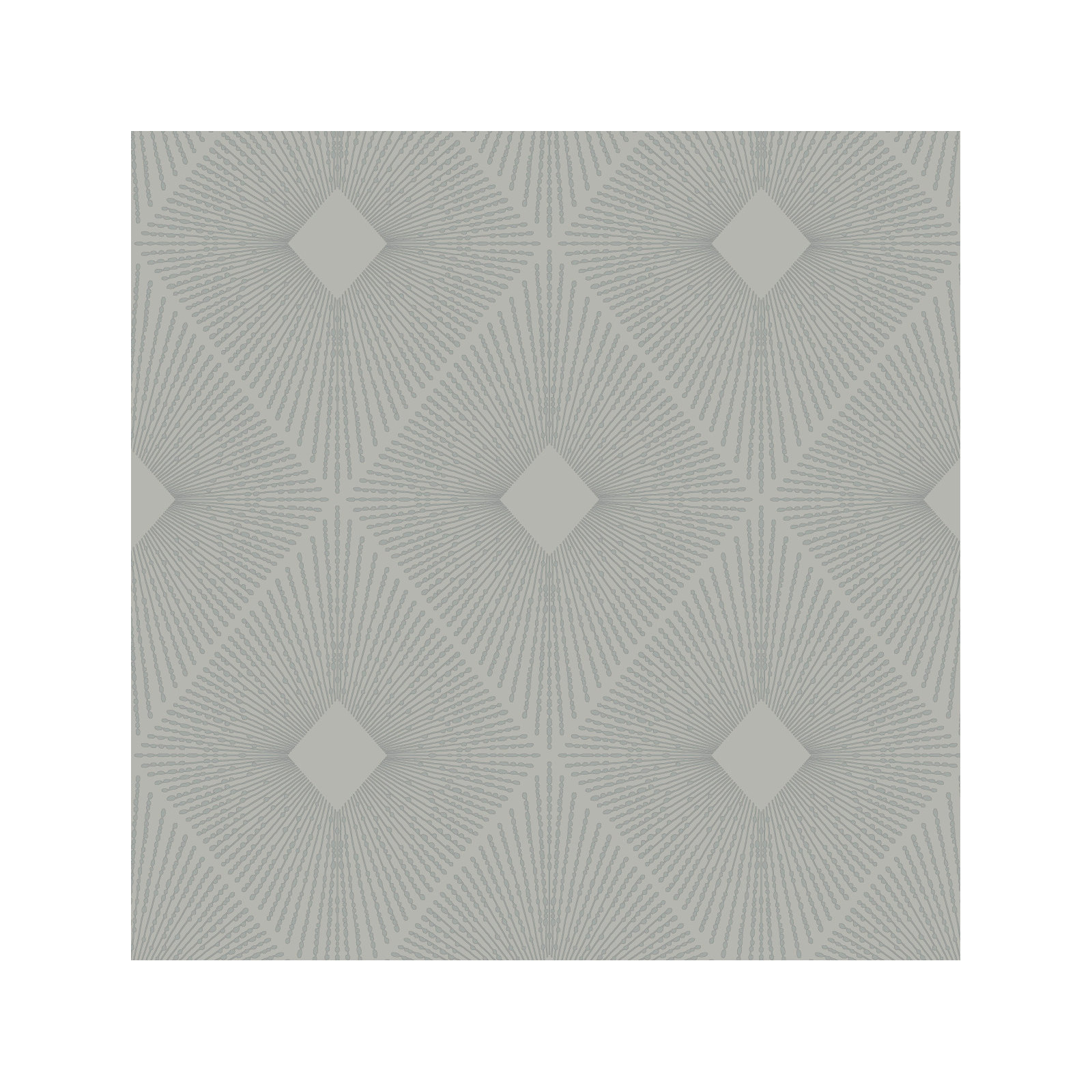 Antonina Vella Modern Metals Modern Geometric Wallpaper, Light Grey/Silver