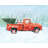 Christmas Tree Truck Rustic Polyester Placemat - Home Decor