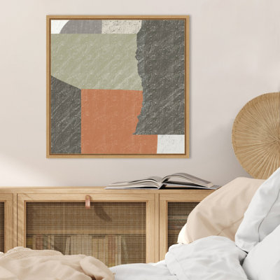 «Rough Paper Cut Out» par Little Dean, reproduction d'art sur toile encadrée