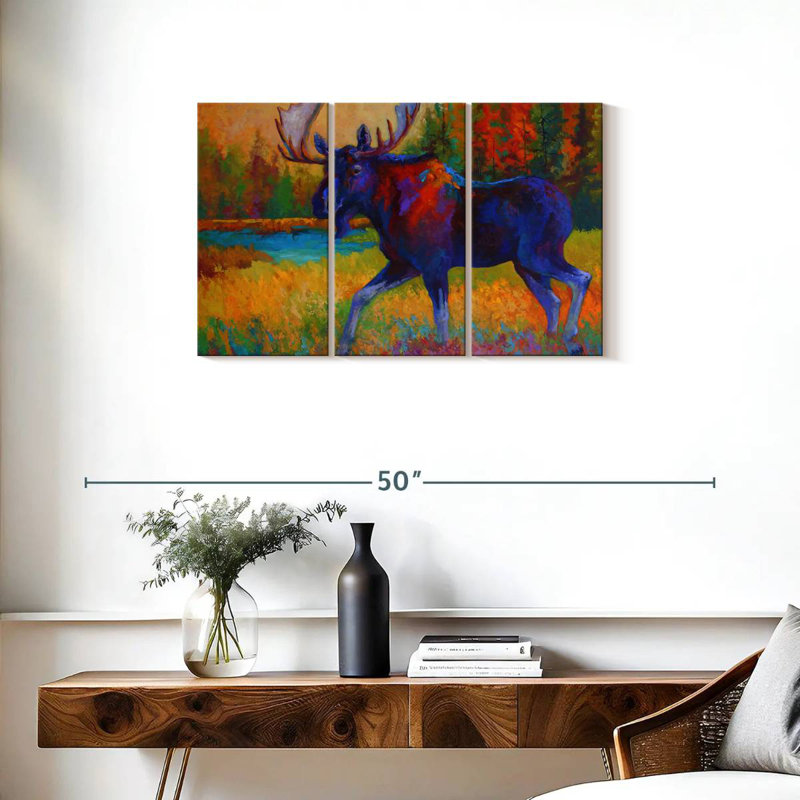 Brampt Majestic Moose, 20" H x 33" W