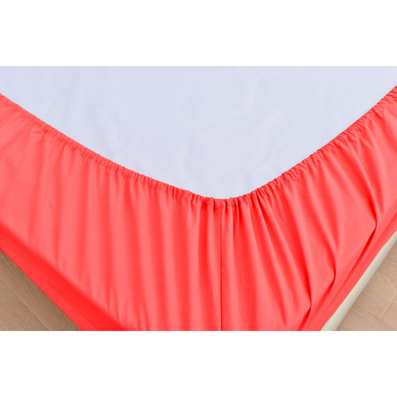 Rayon from Bamboo Sheet Set, Coral, Full