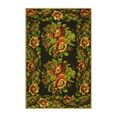 Mechele Washable Oriental Indoor Rug