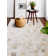 Saranda Geometric Hand-Stitched Leather Area Rug in Camel
