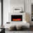 Ahlheim Black Electric Fireplace with 5100 BTU-305212486