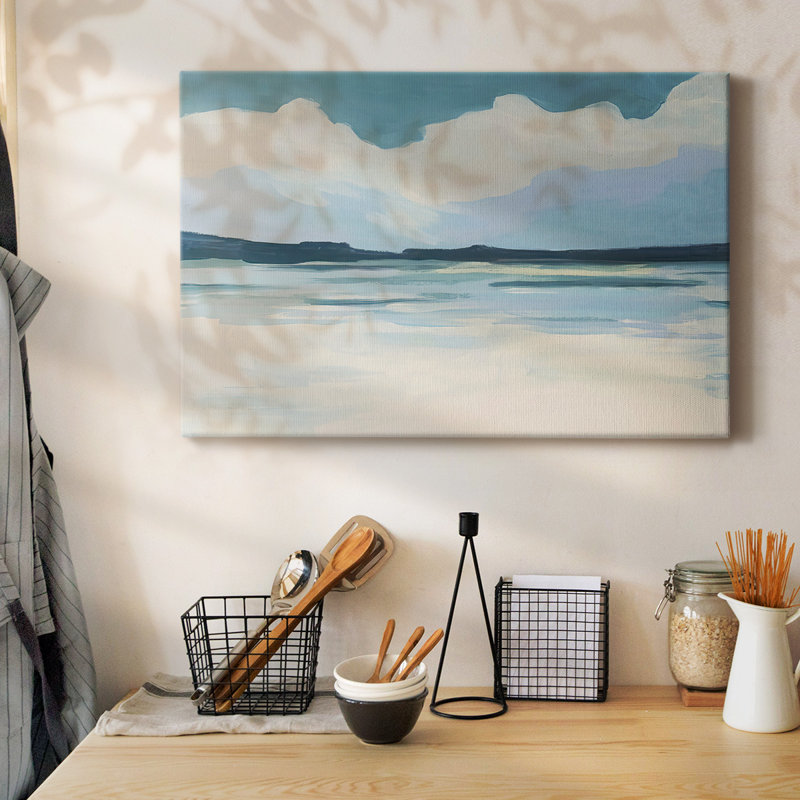 Toile tendue crème Coastline I-Gallery, H 12 po x l 18 po