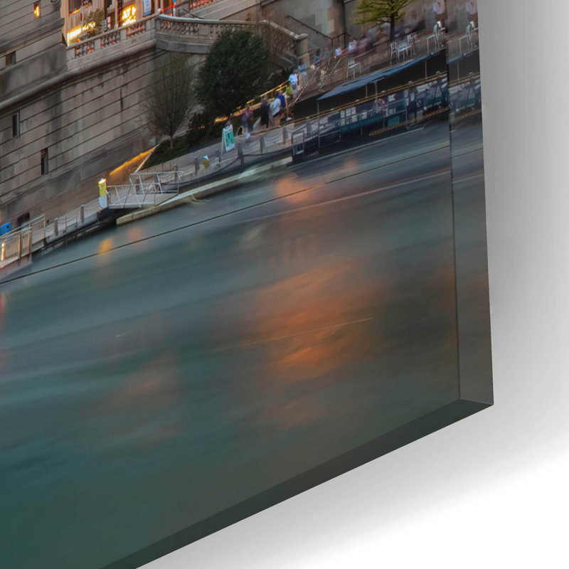 Chicago River par - impression sans cadre, L 16 po x H 12 po x P 0,13 po