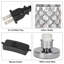 Ensemble de lampes de table en cristal 11,4 po Daisy-Mai