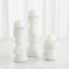 Pradier Candle Holder-White-Med