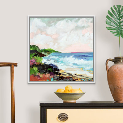 " Surfscape VII " by Karen Fields Painting Print