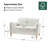 Terren 50.5" W Linen Upholstered Loveseat-266205691
