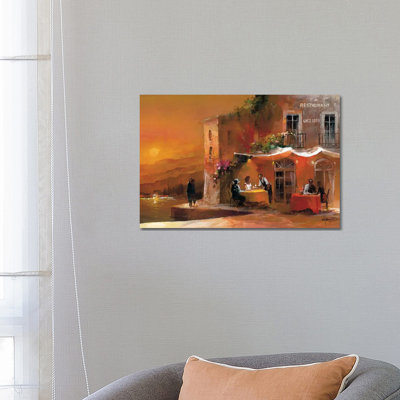 Dinner For Two I by Willem Haenraets - Wrapped Canvas Painting
