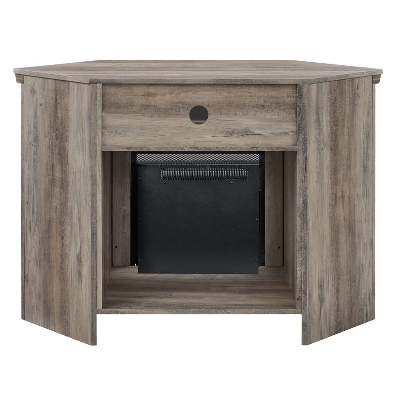 Orchard Park TV Stand Fireplace for TVs up to 55" Fireplace, Grey Wash