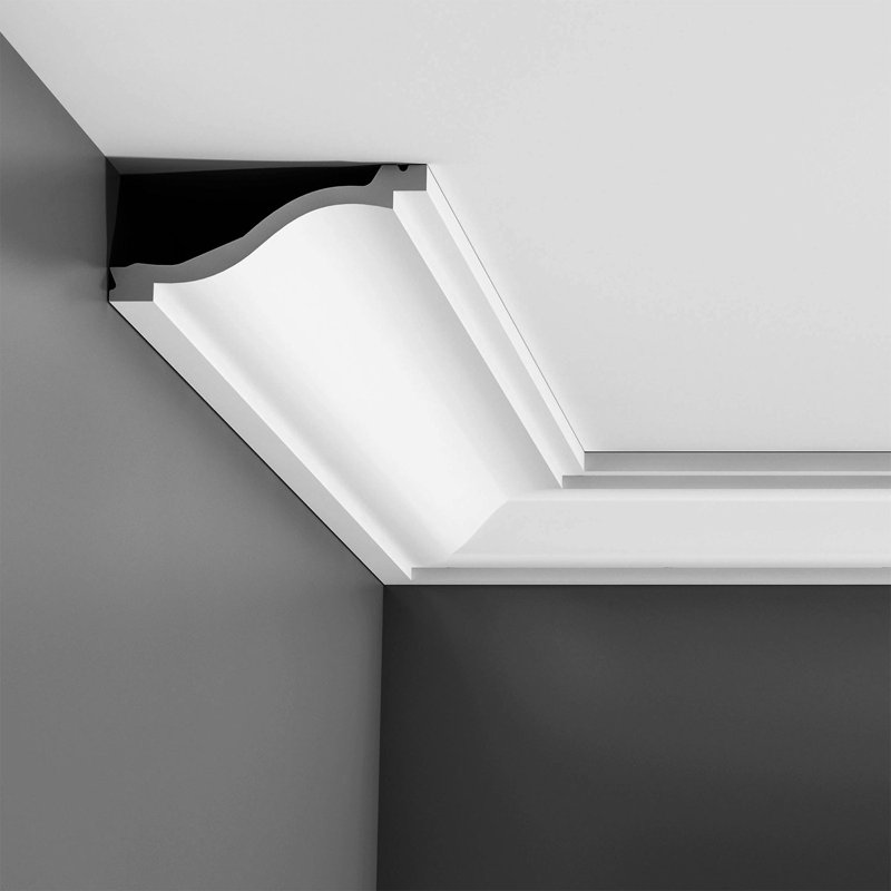 78-inch White Polystyrene Crown Moulding 8-Pack
