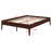 Sturdy Wood Platform Bed Frame Featuring Wood Slat and Metal Support-1897872211