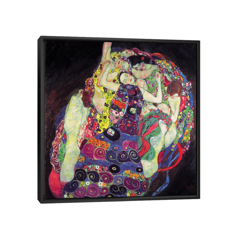 « the virgin, 1913, square » par gustav klimt,, reproduction d’impression sur toile tendue, H 18 po x l 18 po x P 1,5 po