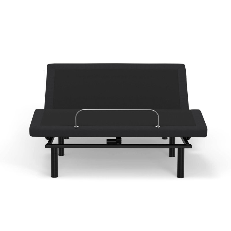 Voice Command Queen Bed With Zero & Dual Massages Glide Tech Adjustable Base: Enhance Bedroom Ambiance Led Lights