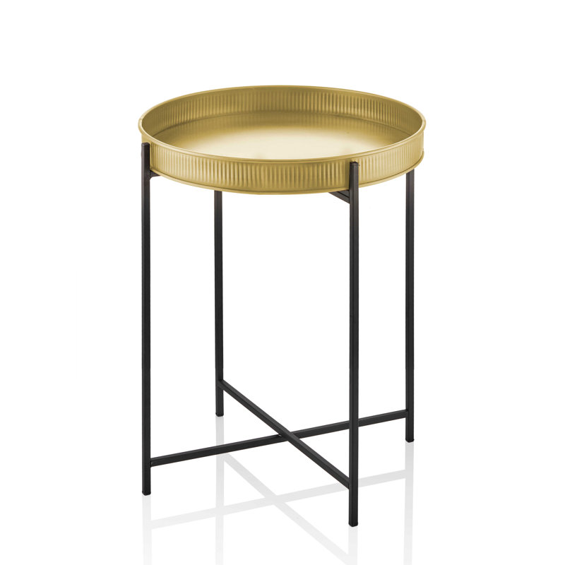 Picacho Tray Top End Table, Gold