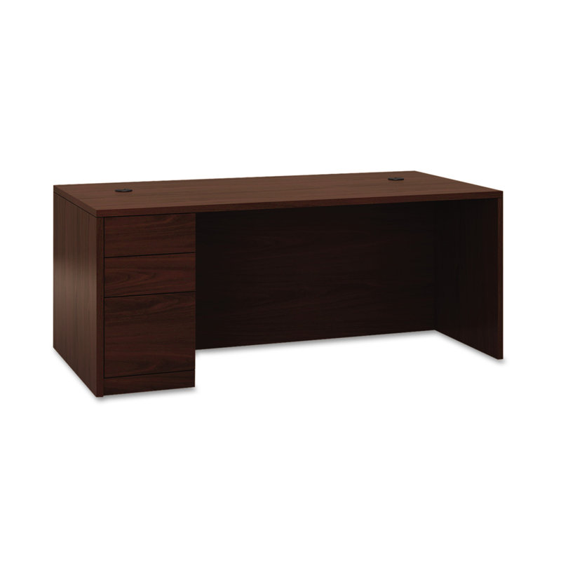 10500 Series Executive Desk, Mahogany, Left