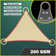 Royal Shade Custom Triangle Super Ring Shade Sail