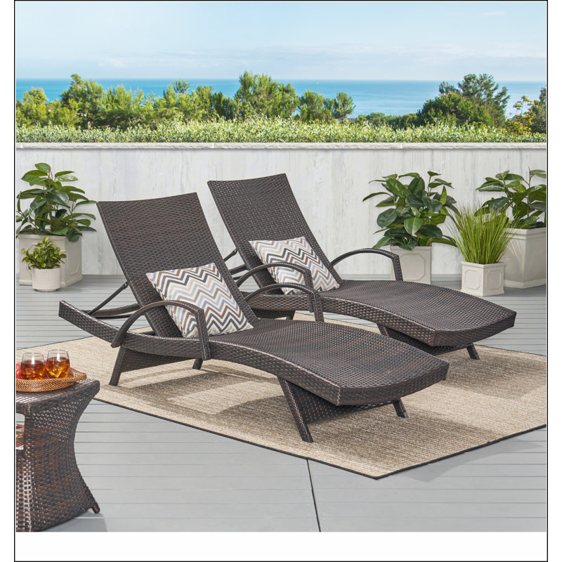 Fauteuil en osier avec accoudoirs Salem
