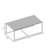 Megan Solid Wood Top Nesting Coffee Table