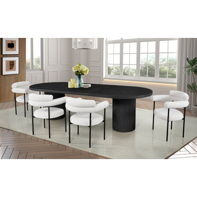 Ensemble de salle à manger extensible 5 pièces Orlina