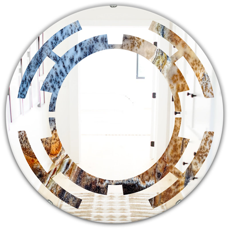 Miroir mural Space China Moss Agate, H 31,5 po x l po
