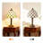 Tiffany-Style Table Lamp with Ivory Glass Shade and Antique Bronze Finish, 1-Warm Light, E26 Base