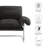 Ansel Boucle Fabric Accent Chair-107794528
