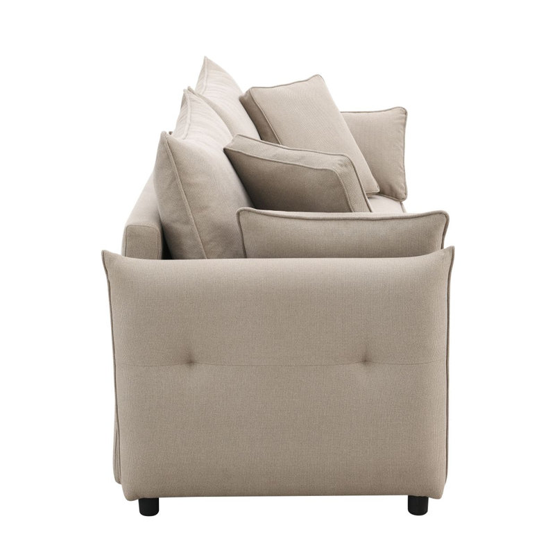 Irina Pull-Out Fabric Sleep With Storage